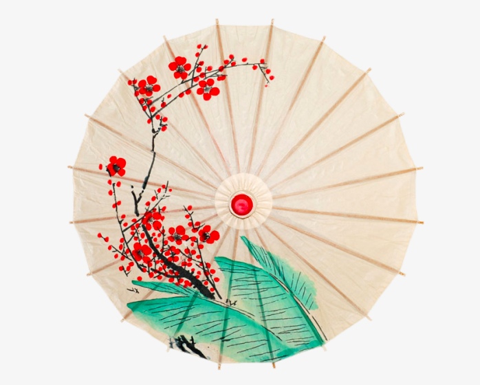 红色伞雨伞太阳伞遮阳伞
