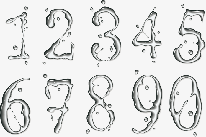 水滴数字