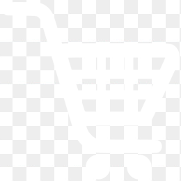 白色卡通购物车免抠素材图像下载