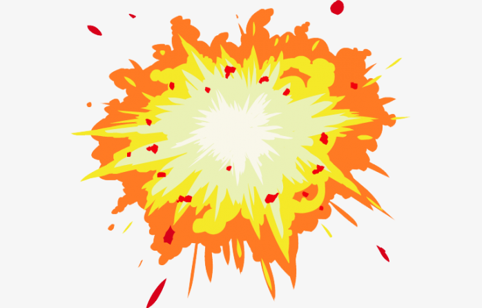 火焰免抠爆炸炸弹素材