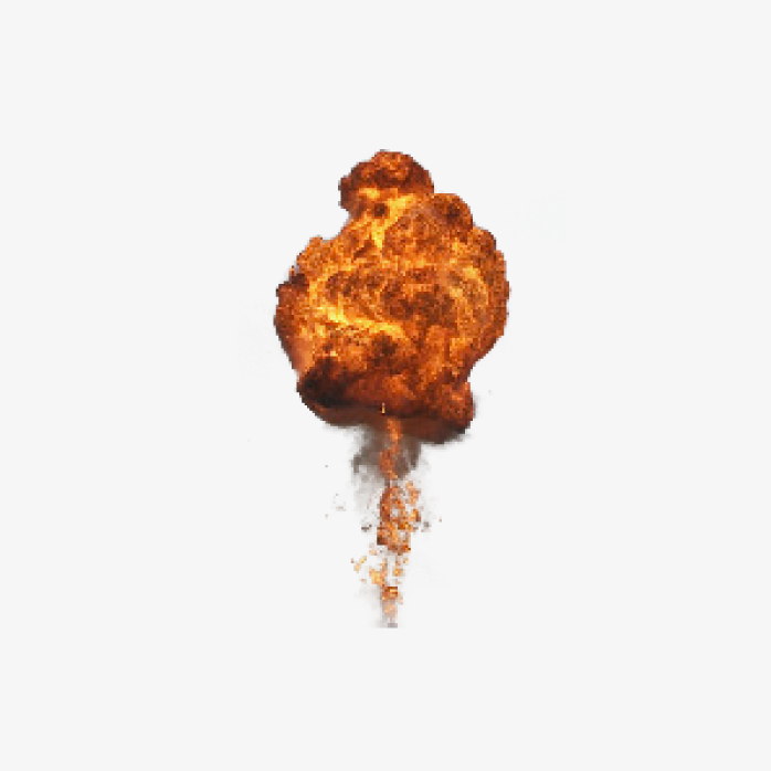 火焰爆炸炸弹免抠素材