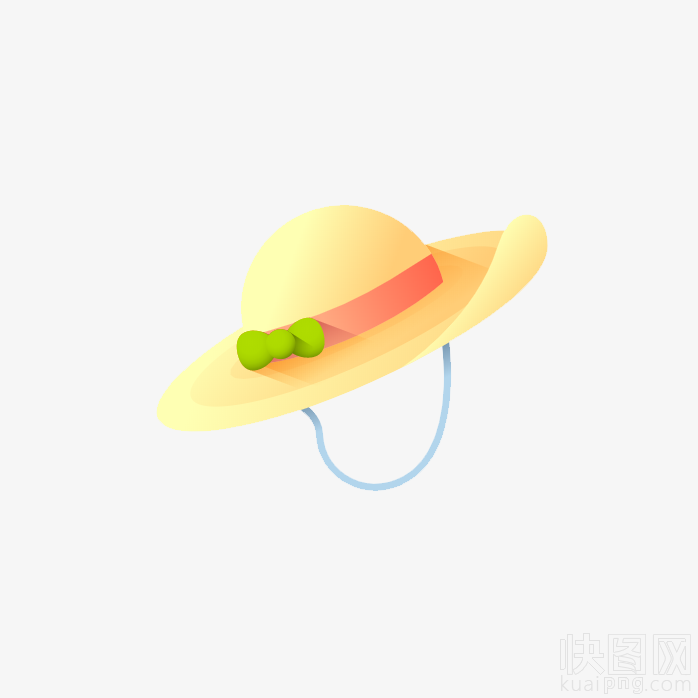 女士太阳帽png