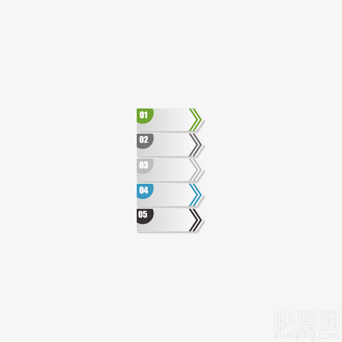 立体创意目录ppt素材下载