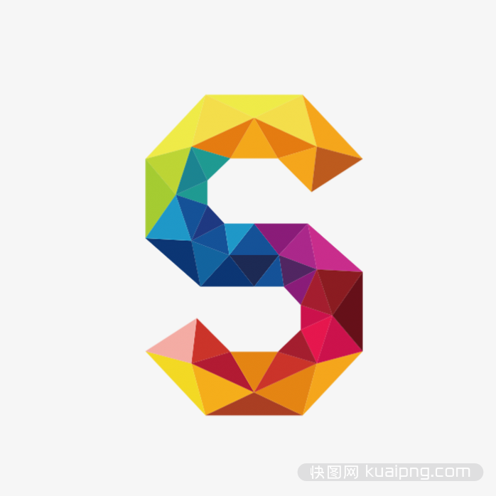 彩色字母S