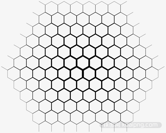 几何六边形蜂窝底纹