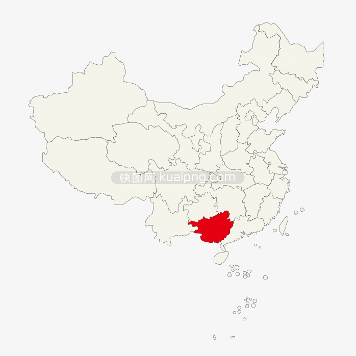 广西省地图