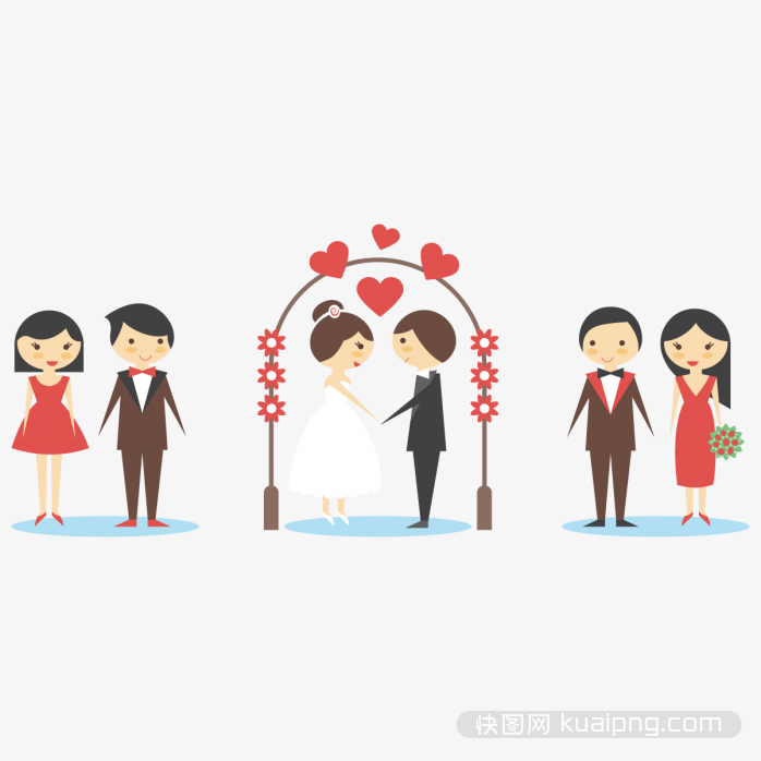 卡通婚礼
