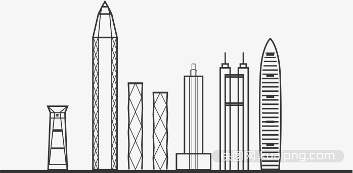 深圳建筑剪影