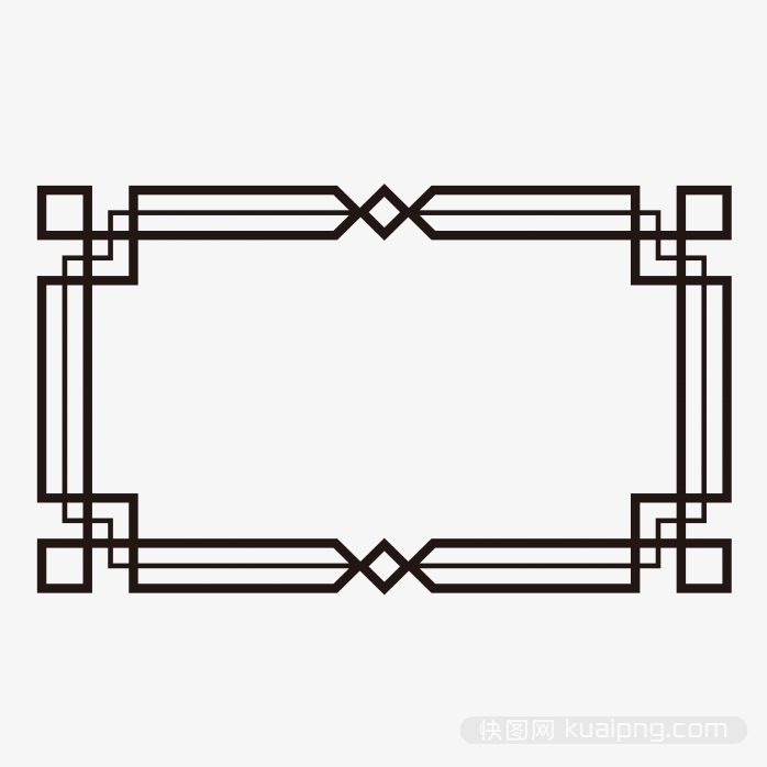 简约边框