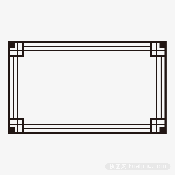 简约边框