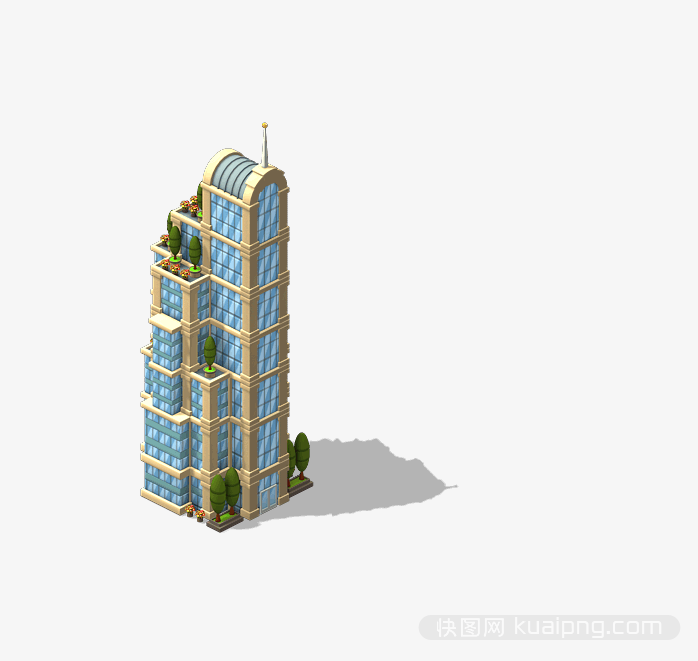 三维立体建筑效果图