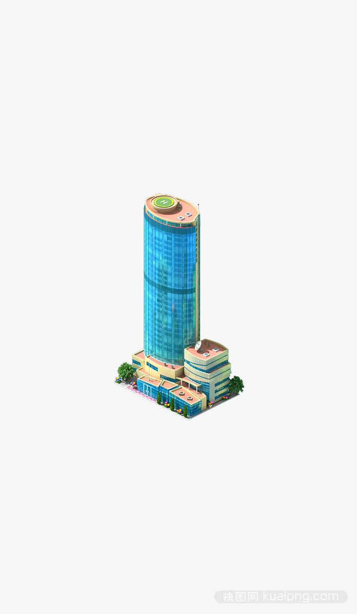 三维立体建筑效果图