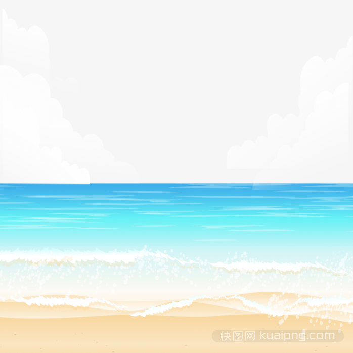 夏日海滩风景