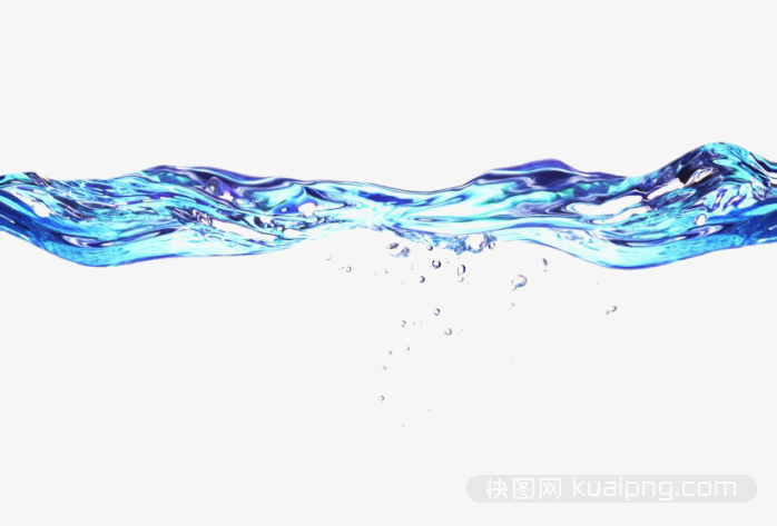 清澈水波浪