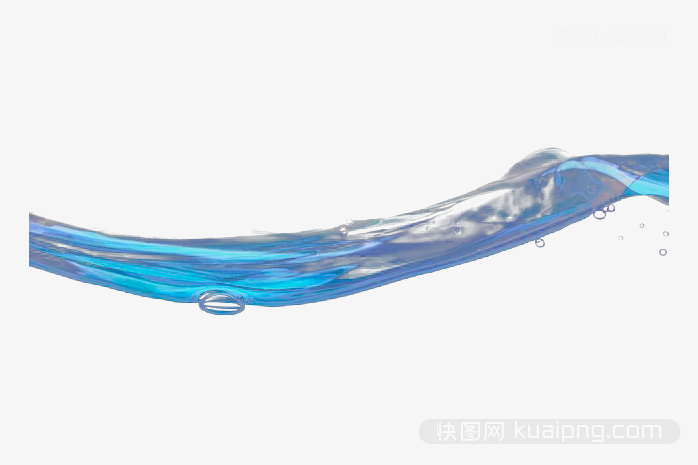 清澈水波浪
