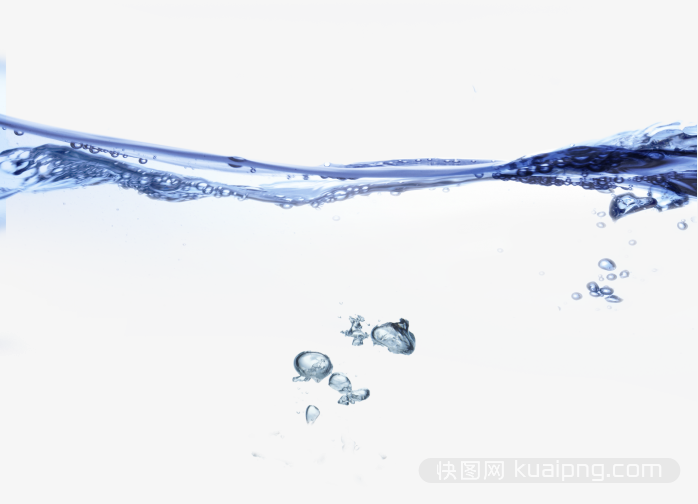 清澈水波浪