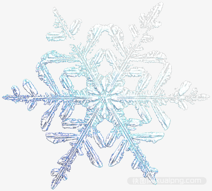 矢量雪花图案