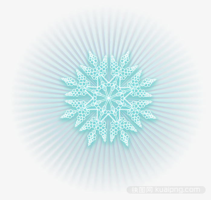 矢量雪花图案