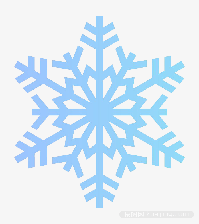矢量雪花图案