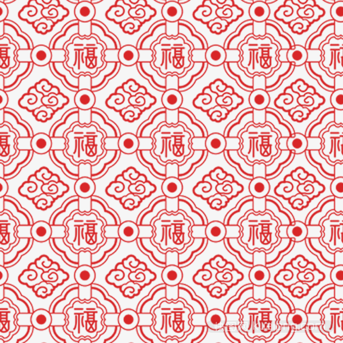 福字平铺背景