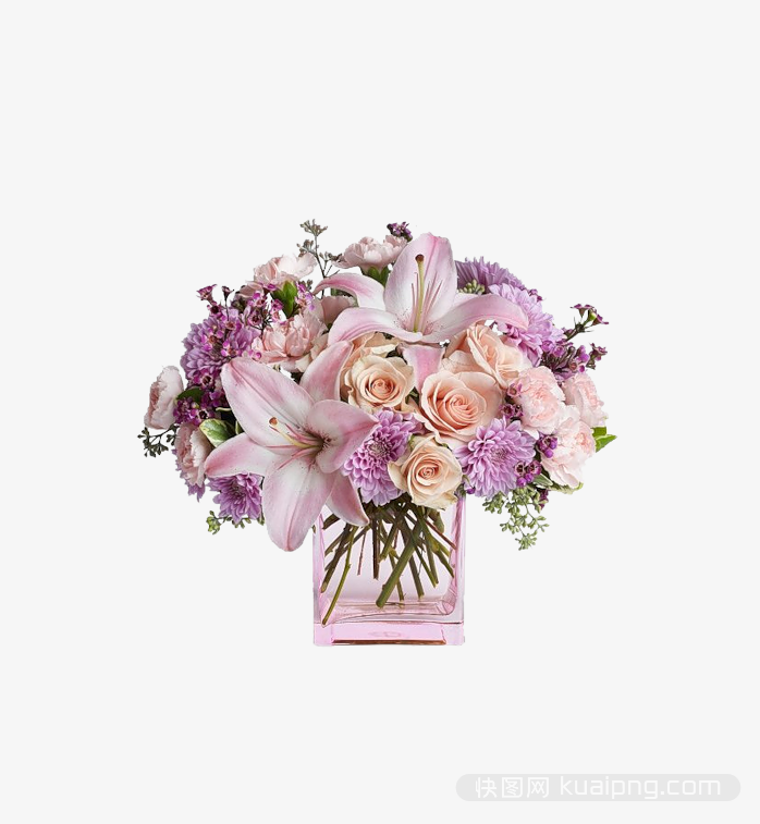 多彩鲜花设计元素