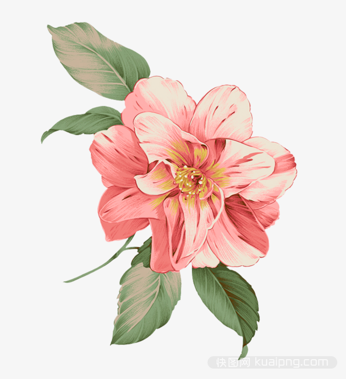 多彩鲜花设计元素