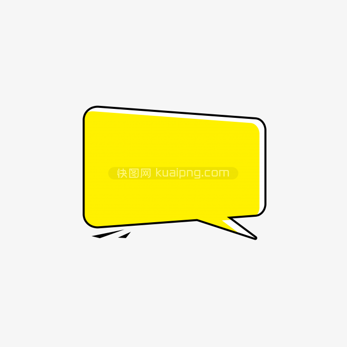 快图网原创卡通对话框