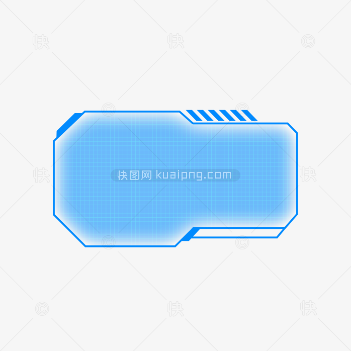 快图网独家原创蓝色科技边框