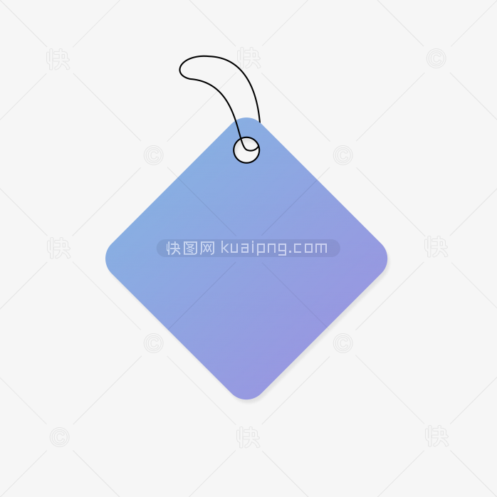 快图网独家正版原创吊牌标签