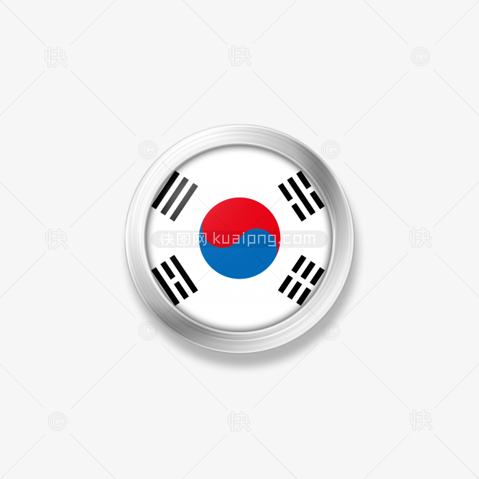 快图网独家原创韩国国旗图标