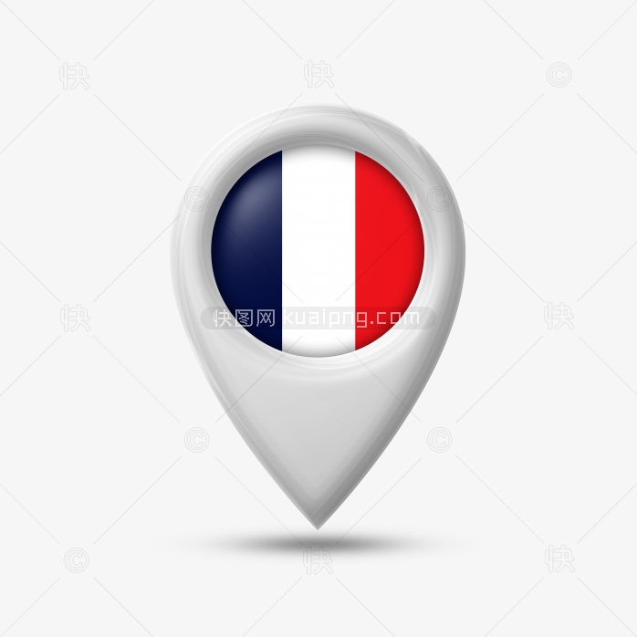 快图网独家原创法国国旗图标