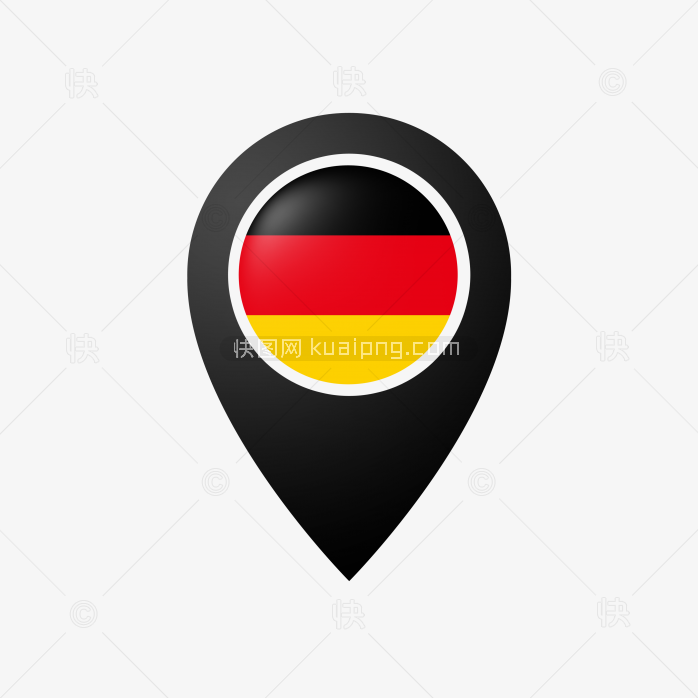快图网独家原创创意德国国旗图标