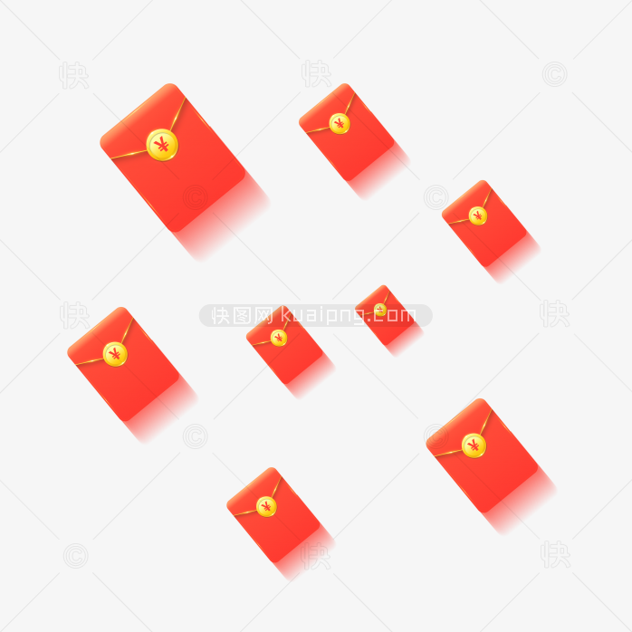 快图网独家原创红包雨