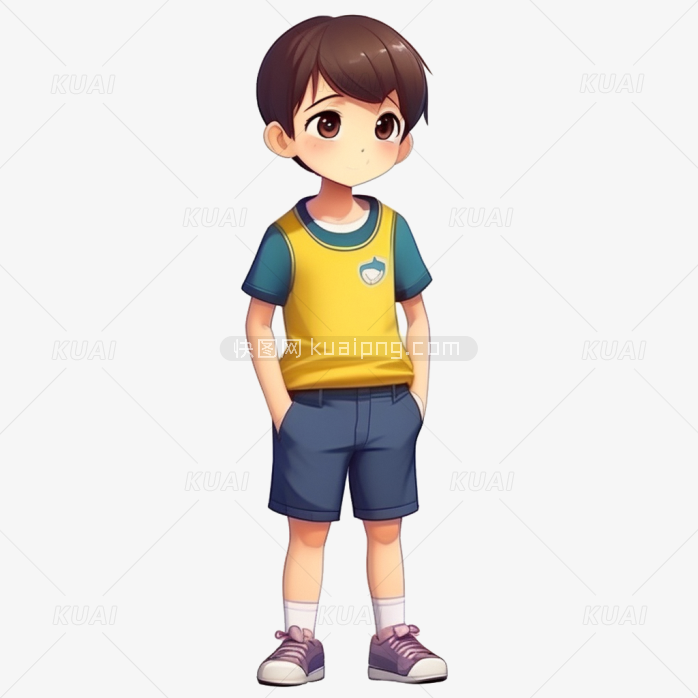 卡通男孩