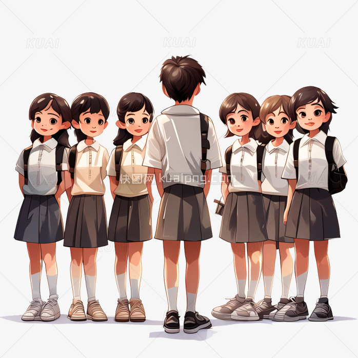七个卡通人物