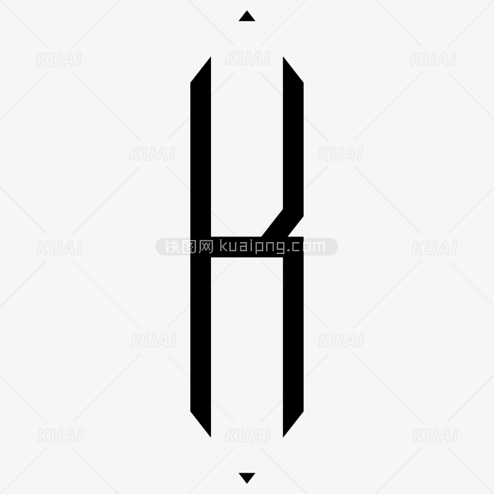钻石组合字体-中K