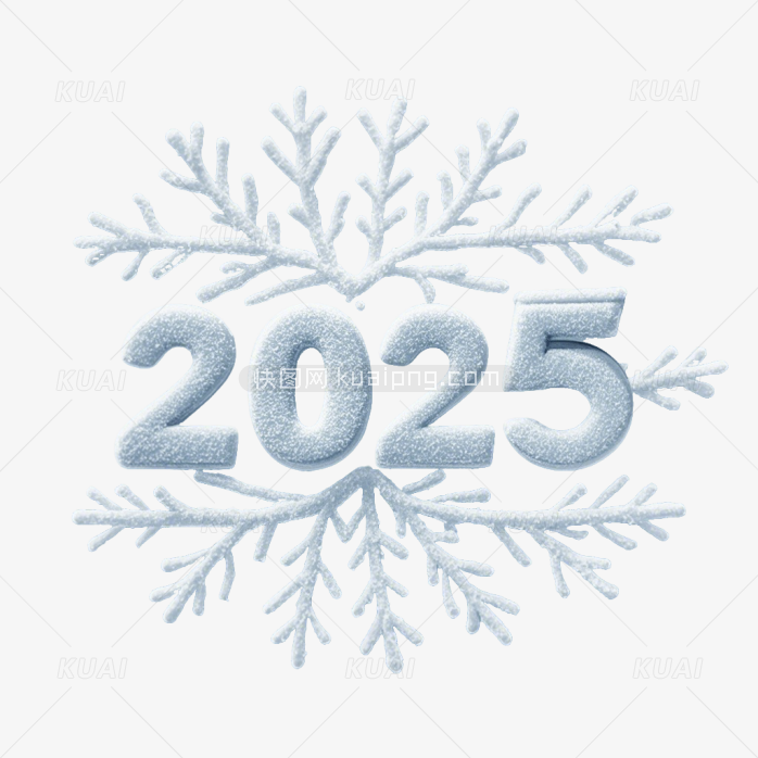 2025年雪花创意字体