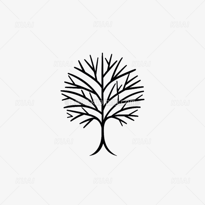快图网创作矢量树logo