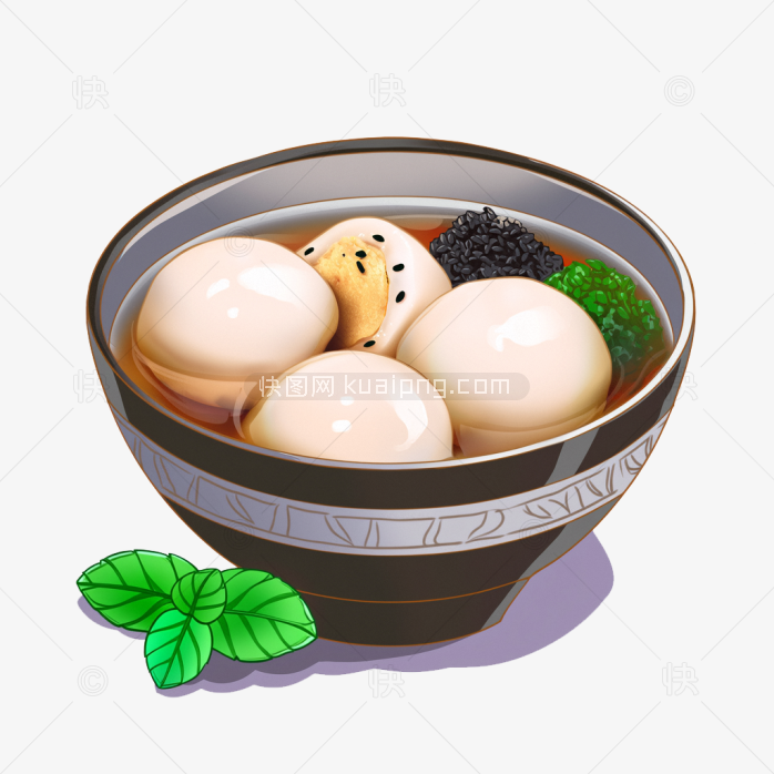 原创卡通汤圆