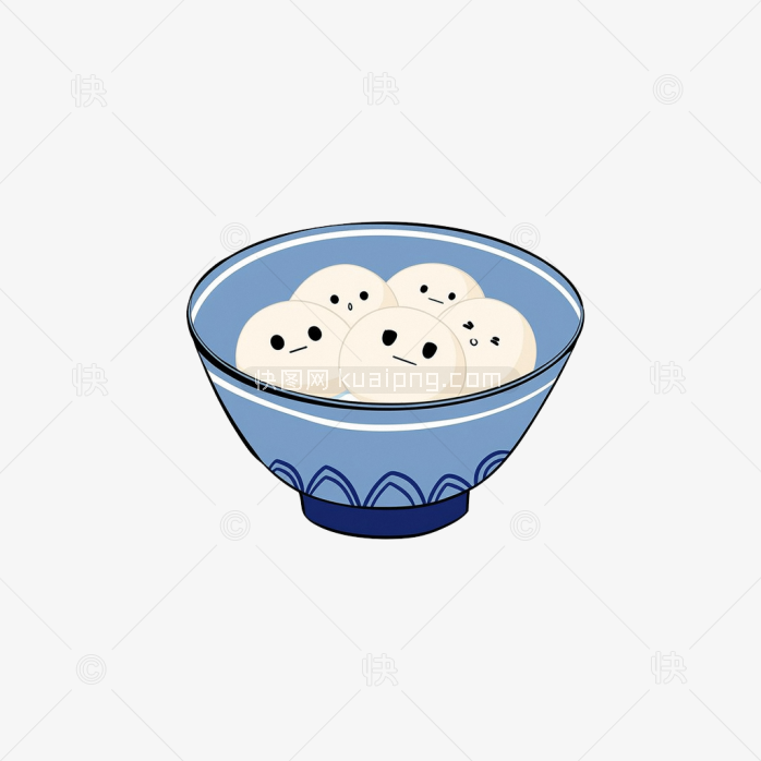 原创卡通汤圆