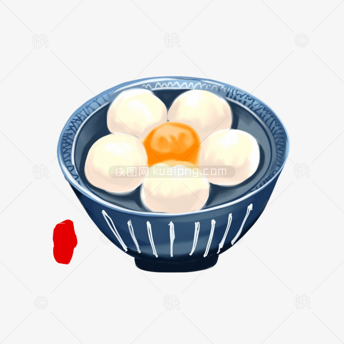 原创卡通汤圆