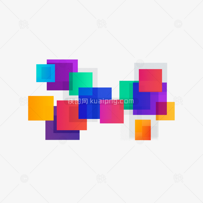 原创彩色科技元素