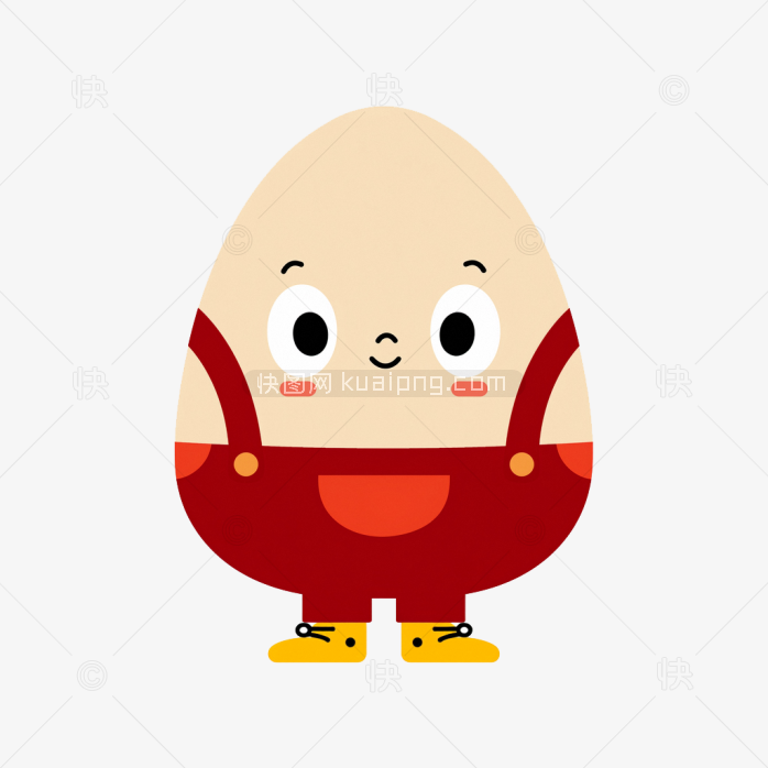快图网原创人形蛋卡通形象