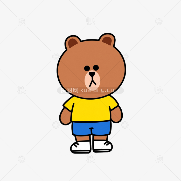 快图网原创卡通小熊形象