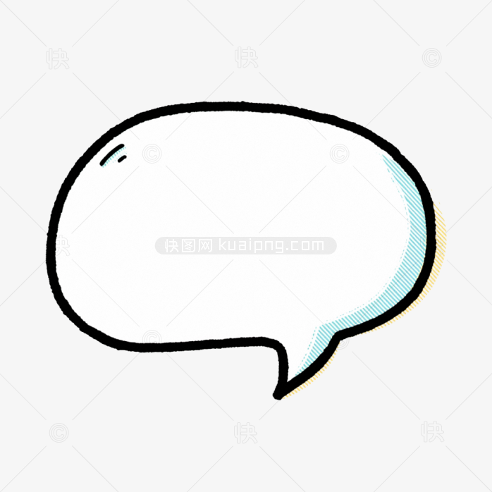 快图网原创卡通对话框