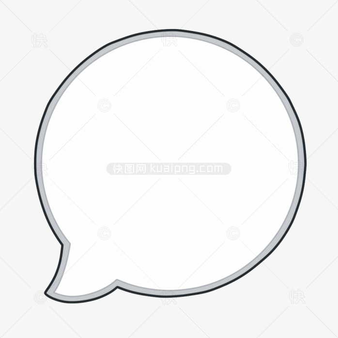 快图网原创卡通对话框