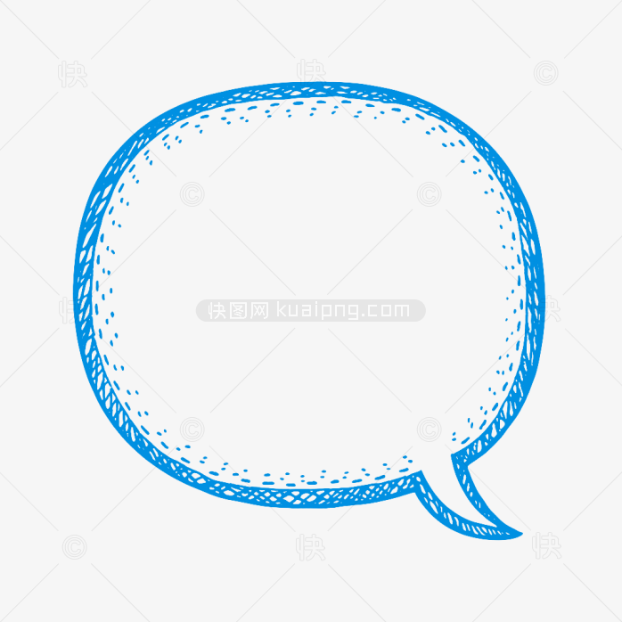 快图网原创卡通简约对话框