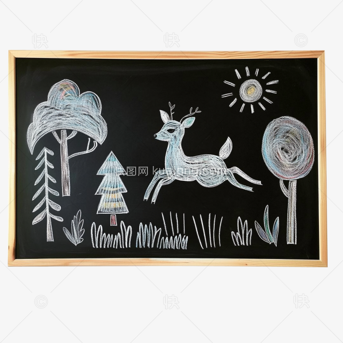 快图网原创手绘黑板