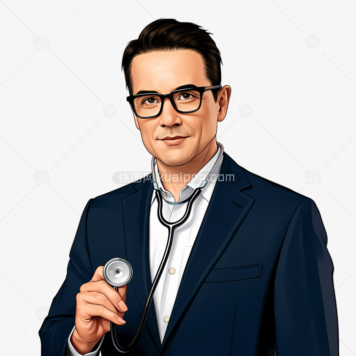 原创手绘男医生