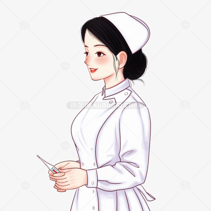 原创手绘护士